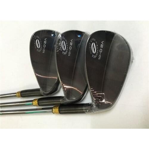 VICKY G GOLF CLUBS ZODIA SPIDER V2.0-01 WEDGES BLACK ZODIA SPIDER GOLF WEDGES 48/50/52/54/56/58 STEEL SHAFT WITH HEAD COVER