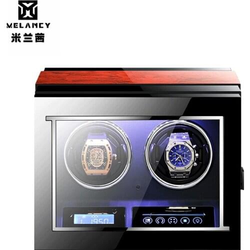 EU/US/AU/UK Plug Luxury High Class Motor Shaker Watch Winder Holder Display Automatic Mechanical Jewelry Watch Case