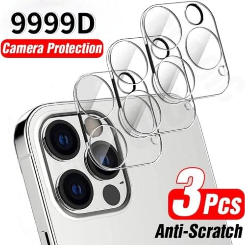 3Pcs Full Cover Camera Lens Protection Glass For iPhone 12 11 Pro Max Tempered Glass For iPhone12Mini Back Lens Glass