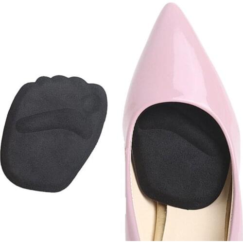 14Pcs High Heel Insoles Cushion Inserts Wear-resistant Reusable Adhesive Pads Forefoot Supports Pads Anti-slip Pad Insoles