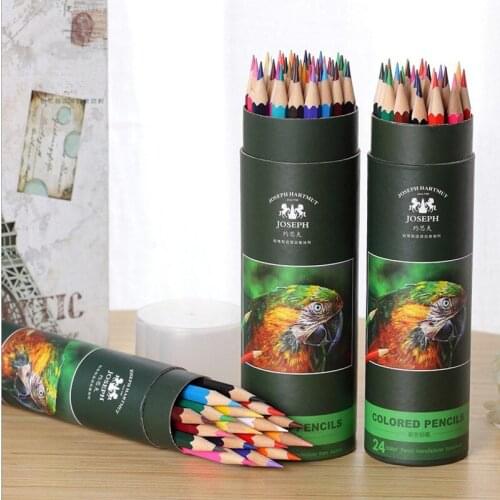 18/24/36/48 colors Art Colored Pencils Lapis de cor Professional Painting stationery Watercolor Pencil Drawing Supplies