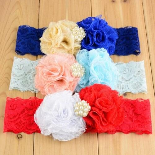 20 pcs/lot Shabby chic Headband photo prop