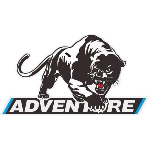 For BMW KTM Benelli Suzuki Yamaha Honda ADV Adventure Motorcycle Top Side Box case panniers Luggage Aluminium Stickers Decals