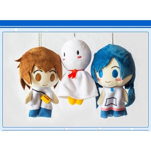 Anime Weathering With You Morishima Hodaka Amano Hina Plush Doll Keychains Pendant Cosplay Props Jewelry Accessorie Souvenirs
