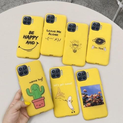 6.43" For OPPO F17 Pro CPH2119 Phone Case Summer Cute Carton Phone Case Fundas oppo F17 Pro F 17 Cover Soft Bumper Silicone Capa