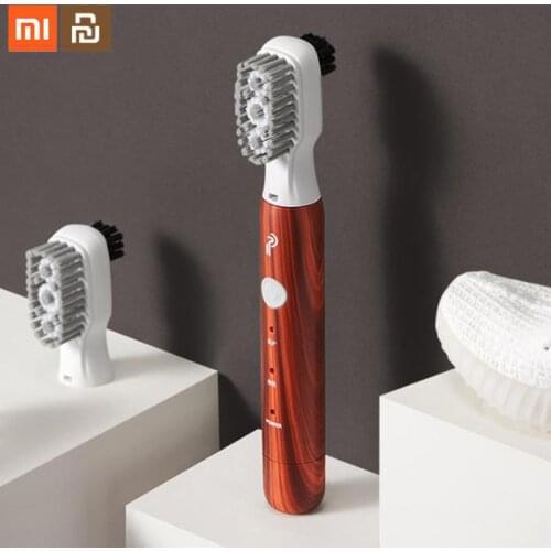 Xiaomi Sonic vibration shoes white shoes electric washer wash shoes double bristles clean lazy automatic brush