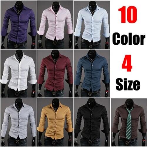 Happy Time Men's Dress Shirts