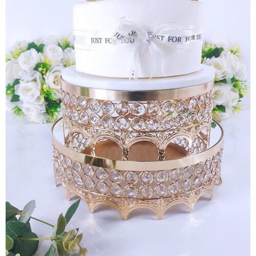 Crown gold Wedding Display cake stand cupcake tray cake tools home decoration dessert table decorating party suppliers