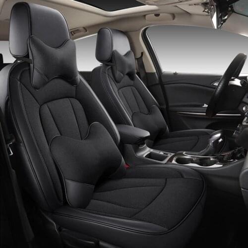 Custom car seat cover leather for auto suzuki grand vitara jimny swift ignis kizashi s-cross sx4 vitara car Interior Accessories