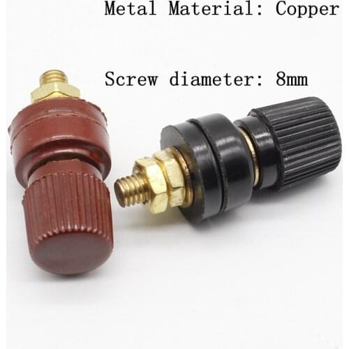 Copper rod cap terminal M8 welding machine inverter power line terminal clamp amplifier accessories