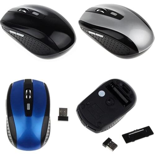 Mini Portable 2.4GHz Wireless Optical Mouse Mice For Computer Pc Laptop Game