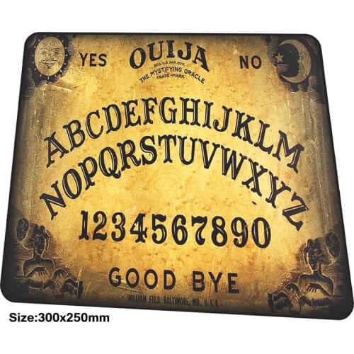 Ouija board mousepad 300x250x3mm gaming mouse pad big gamer mat cheapest game computer desk padmouse HD print large play mats