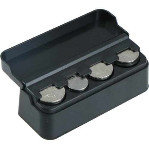 Plastic Car Euro Coin Case Money new Container Organizer Stowing Tidying Auto Coin Holder Interior Accessories Storage Box