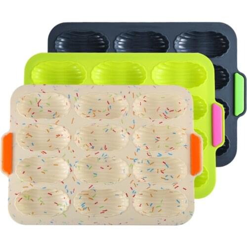 Silicone Baking Tray Bakeware Non-stick Mold Styles For Baking French-Bread Breadstick Bread Roll Bakery Cake Mold Tools