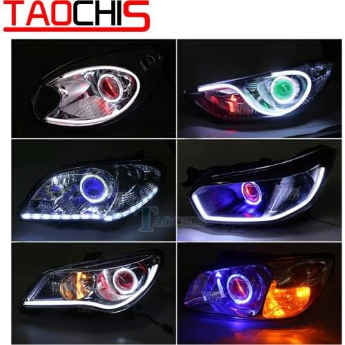 Demon Eye Led Light Devil Eyes For 3 2.5 Inch Car Head light Projector Lens Motorcycle HID Xenon Hella Q5 WST 360 Degree SMD