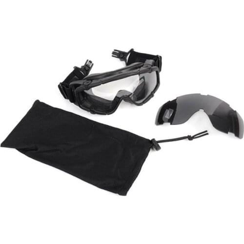 FMA Tactical Airsoft Goggles Ballistic Glasses Military 2pcs of Lens for Helmet Eyewear Paintball Eye Protection Oculos Military