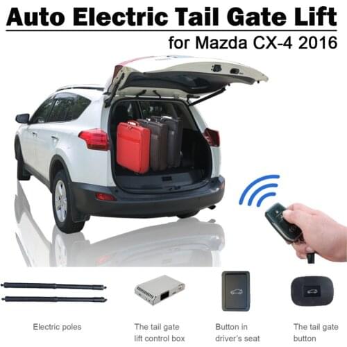 Smart Auto Electric Tail Gate Lift for Mazda CX-4 CX4 2016 Remote Control Drive Seat Button Control Set Height Avoid Pinch