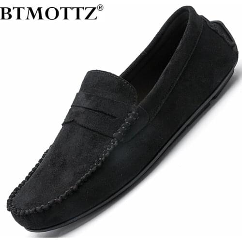 Suede Men Casual Shoes Luxury Brand 2020 Mens Loafers Moccasins Fashion Mens Shoes Breathable Slip-on Male Lazy Driving Shoes