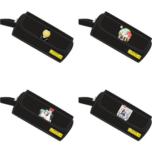 1pcs Anime Assassination Classroom Cartoon Stationery Holder Student Pencil Case Pen Bag Cosplay Prop Decor Boy Girl Gift