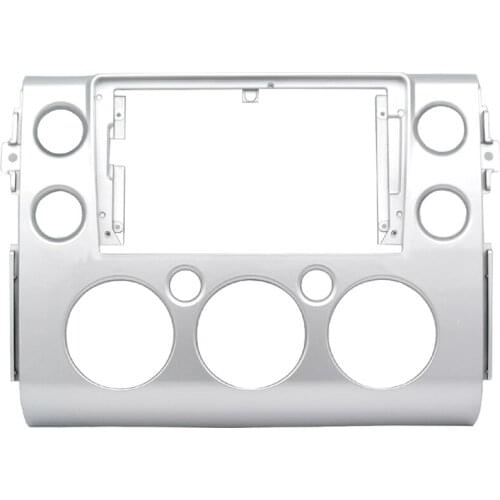 2 Din Car DVD Frame Audio Fitting Adaptor Dash Trim Kits Facia Panel 9 inch For Toyota Cruiser FJ 07-18 Double Din Radio Player