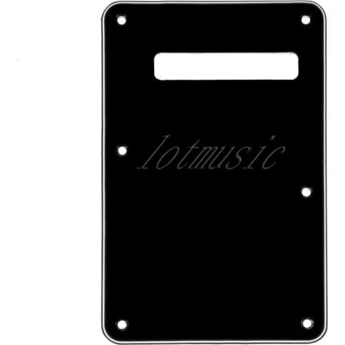3Ply Pearl White Black Electric Guitar Back Plate Tremolo Trem Cavity Cover For ST Style Parts Replacement