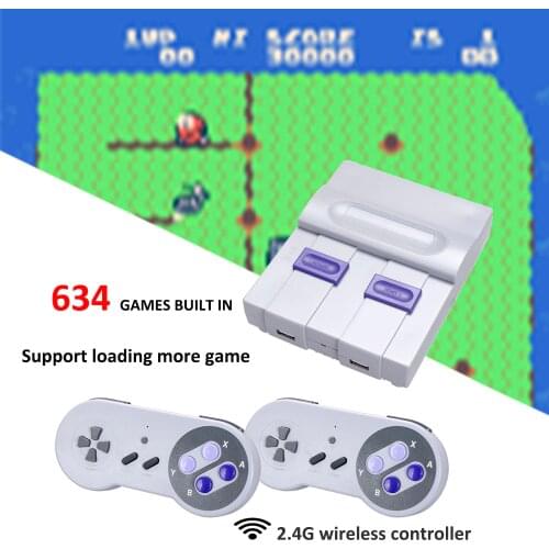 8 Bit TV Video Game Console Built In 634 Retro Classic Games HD Consolas VideoJuegos Wireless Handheld Mini Gaming Station
