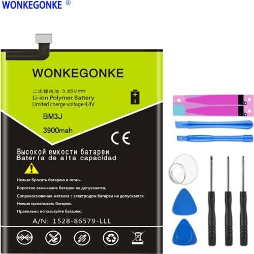 WONKEGONKE Battery for Xiaomi Mi 8 Lite BM3J Batteries + Tools