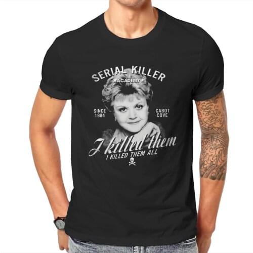 Men Jessica Fletcher I Killed Them I Killed Them All Anime Tv Show Casual Graphic Classic Top Quality Tees