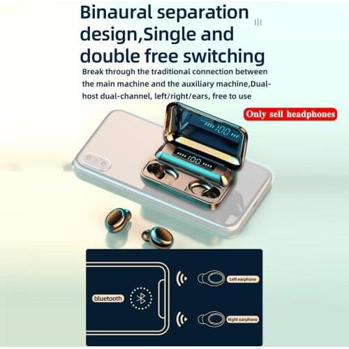 F9-6b Crescent Vertical Point Bluetooth-compatible Headset Can Brands Applied Mobile Of Phones To Be Various U8T6