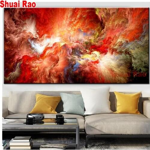 Color abstract cloud Landscape 5d diy diamond painting full,square,3d diamond embroidery round,diamond mosaic,wall decor