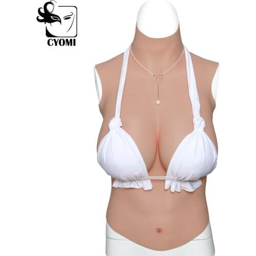 CYOMI 2G Silicone fake boobs Cover the belly Bodysuit Silicone Crossdresser breast forms Shemale Mastectomy Male To Female