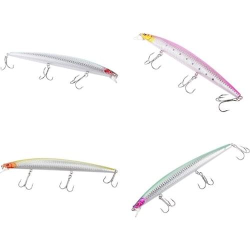 Simulation Fishing Hook Lure Saltwater Hard Plastic Swimbait Artificial Long Shot Fish Bait