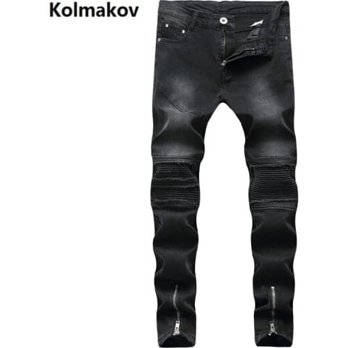Мужские классические джинсы KOLMAKOV China At AliExpress