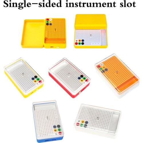 336 holes dental diamond bur holder autoclavable box endodontic sterilization box Dental Scaler Tips Burs endo Box