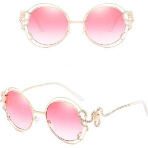 Zowensyh Oversized Round Sunglasses Fashion Women Large Size Big Retro Mirror Sun Glasses Lady Female Vintage UV400 sun glasses