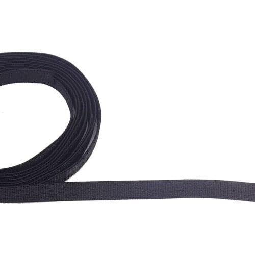 40yard 10mm Width Black White Elastic Spaghetti Ribbon Bra Strap Tape Band Bra Accessories for Craft T1909-2