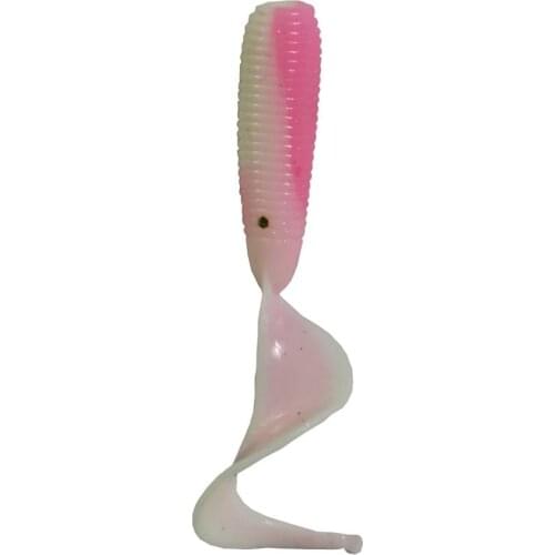 BassLegend-Fishing Soft Bait Grub For Bass Pike Walleye Soft Worm Silicone Shad 40mm 1g/45mm 1g