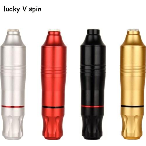 Luck v spin Professional Rotary Tattoo Machine Pen Strong Quiet Motor Permanent Makeup Eyebrow lip Eyeliner Hybrid Tattoo gun