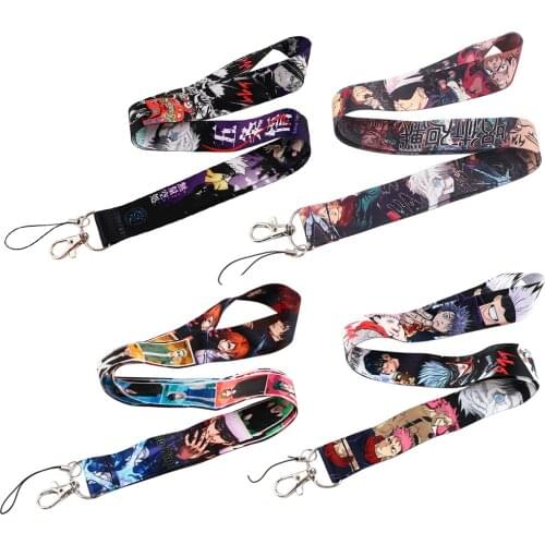 JF0198 Lanyard Anime Cartoon Neck Strap Lanyards for Key ID Card Gym Cell Phone Straps USB Badge DIY Hanging Rope Lariat Holder