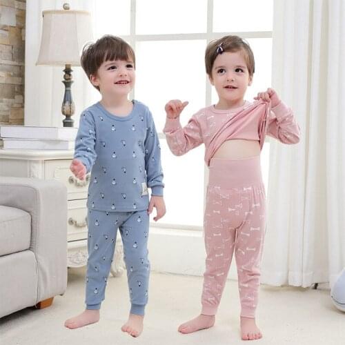 Baby Girls Clothing Pants Set Toddler Baby Boy Outfits For Babies Girl Pajamas long johns Infant Boys Children Clothes Suits