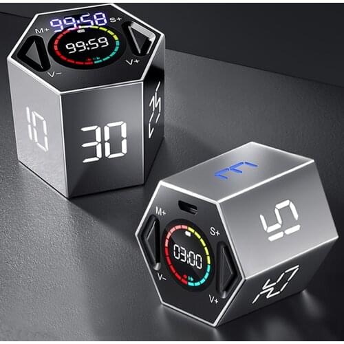 LLANO Kitchen Timer Clock Digital For Shower/Study/Cooking Stopwatch Magnetic Electronic Countdown Time Timer Kitchen 60 Minute