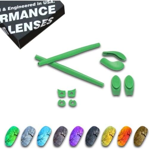ToughAsNails Polarized Replacement Lenses & Dark Green Ear Socks for Oakley Juliet Sunglasses - Multiple Options