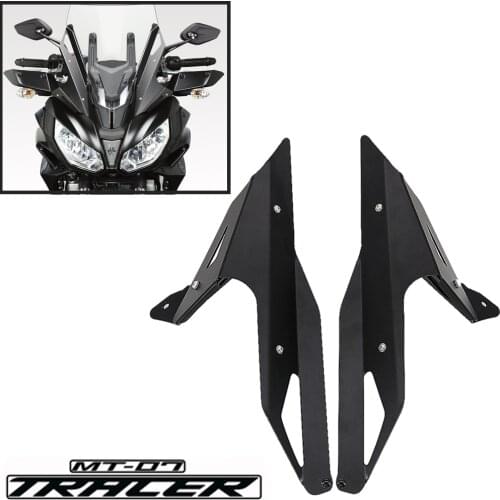 TRACER Tracer FZ07 FZ 07 Motorcycle Accessories CNC Windshield Wing Deflector Filler Plate For YAMAHA MT-07 MT07 2017-2019