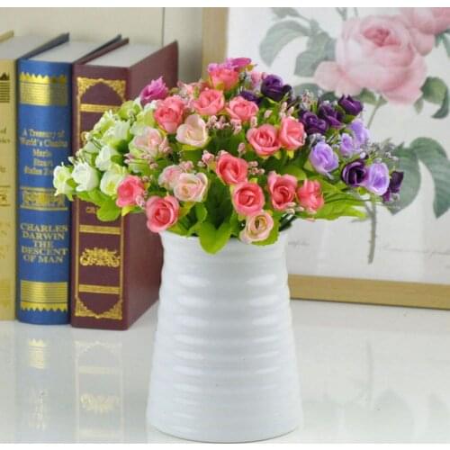 1Pc Non-toxic Artificial Rose Flower DIY Garden Home Wedding Party Decoration