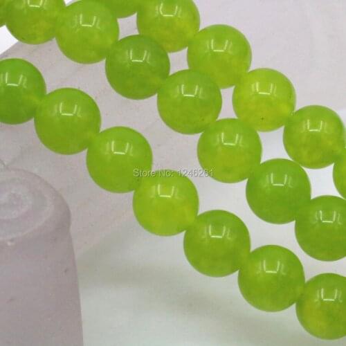 6mm 8mm 10mm Olive green Malay Chalcedony Beads Loose DIY Stone 15inch Jewelry Making Design Wholesale Girls Christmas Gifts