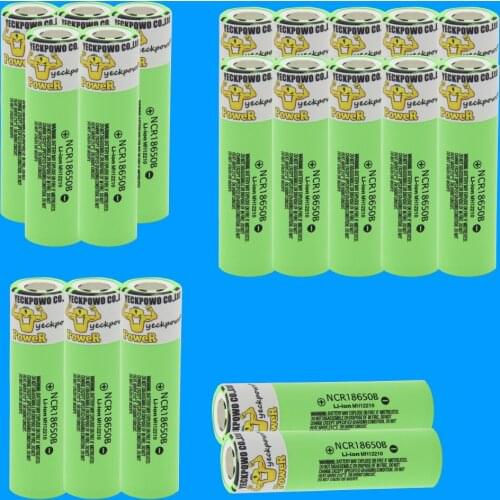 2021 18650 battery YECKPOWO high quality lithium batteries li-ion 3400mah 3.7V rechargeable akkus 4 slots 18650 charger