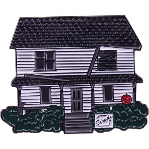 Michael Myers' house brooch Halloween movie fans badge perfect accessory for Halloween horror party