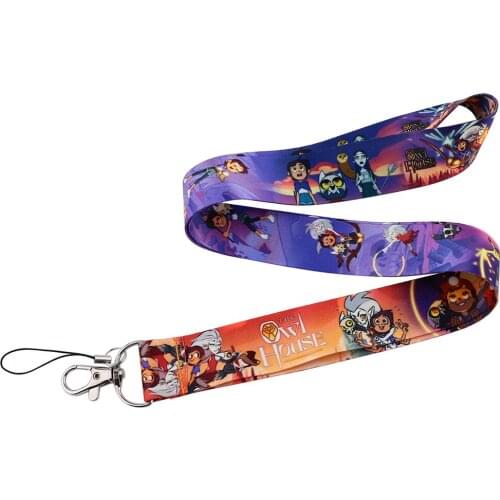 CB487 Cartoon Funny Lanyard For Key Cute Hang Ropes Phone Badge Holder Neck Straps Gift For Women Men