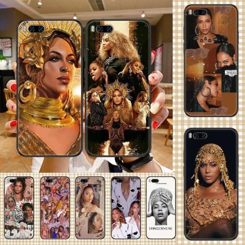 Singer Beyonce Phone case For Xiaomi Mi Max Note 3 A2 A3 8 9 9T 10 Lite Pro Ultra black tpu coque 3D bumper fashion waterproof