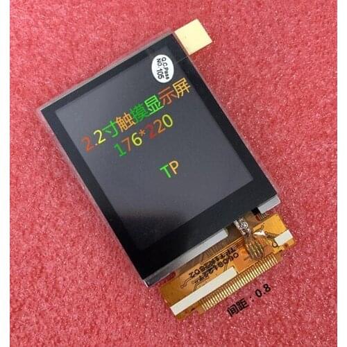 2.2 inch 34P 262K TFT LCD Color Screen with Touch Panel LGDP4524 Drive IC176(RGB)*220 MCU 8/16Bit Interface